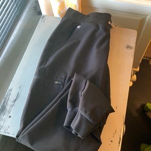 Figs jogger pants black tall.